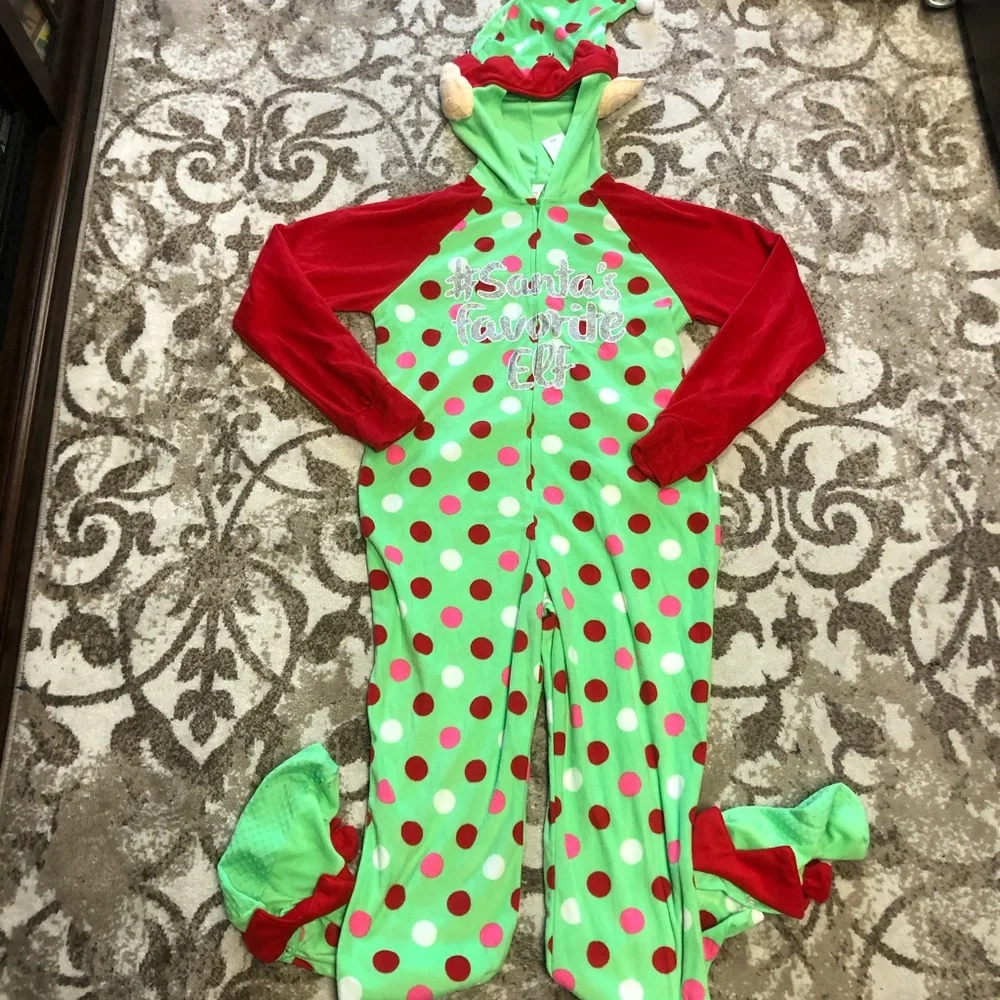 Justice Christmas onesie